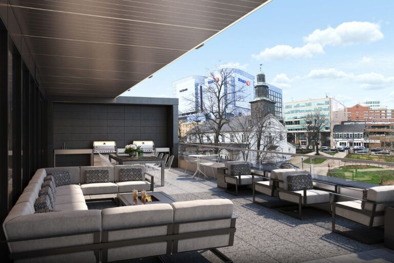 Outdoor Terrace Rendering